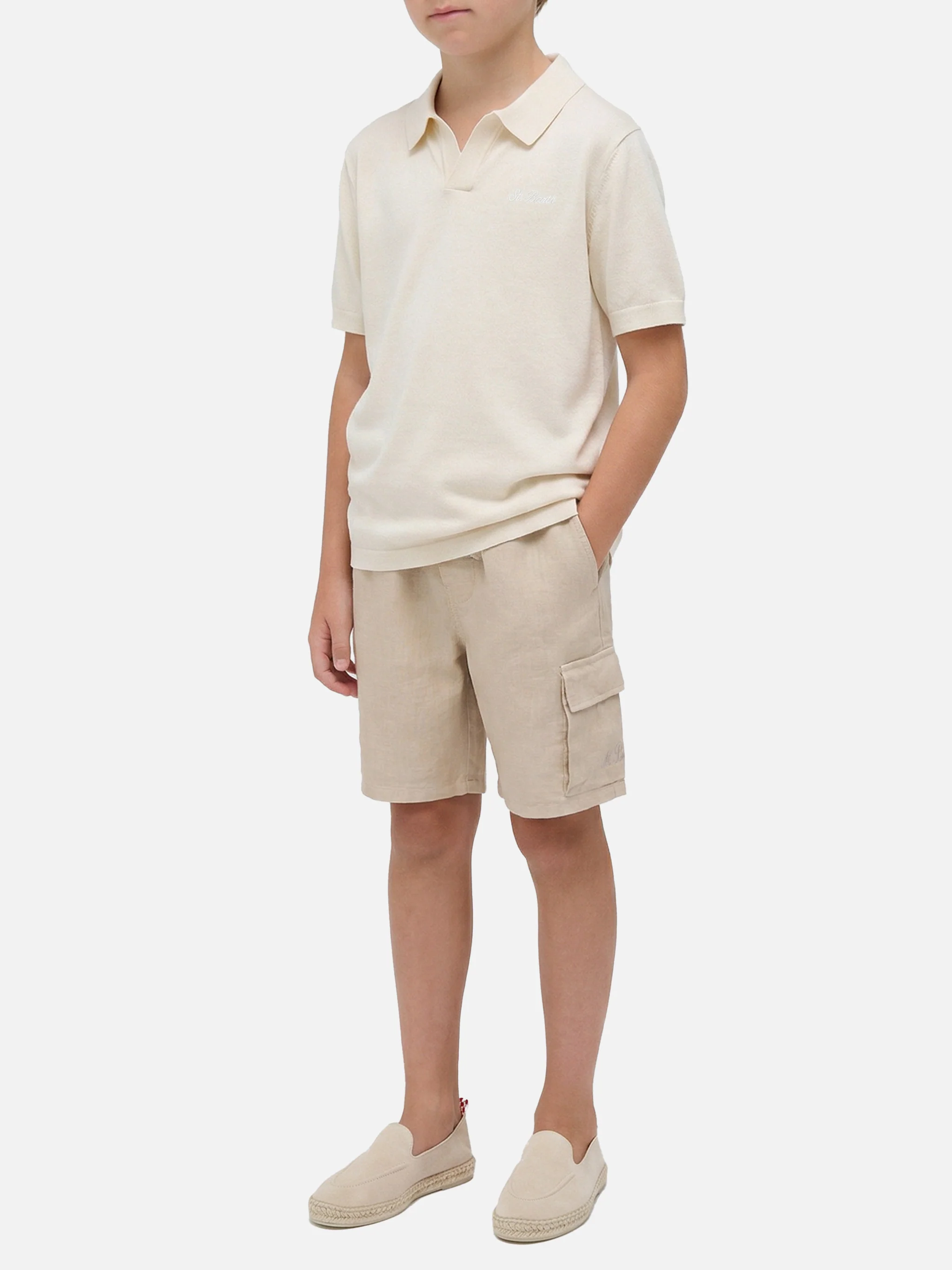 Cream Sloan Jr polo - Image 2