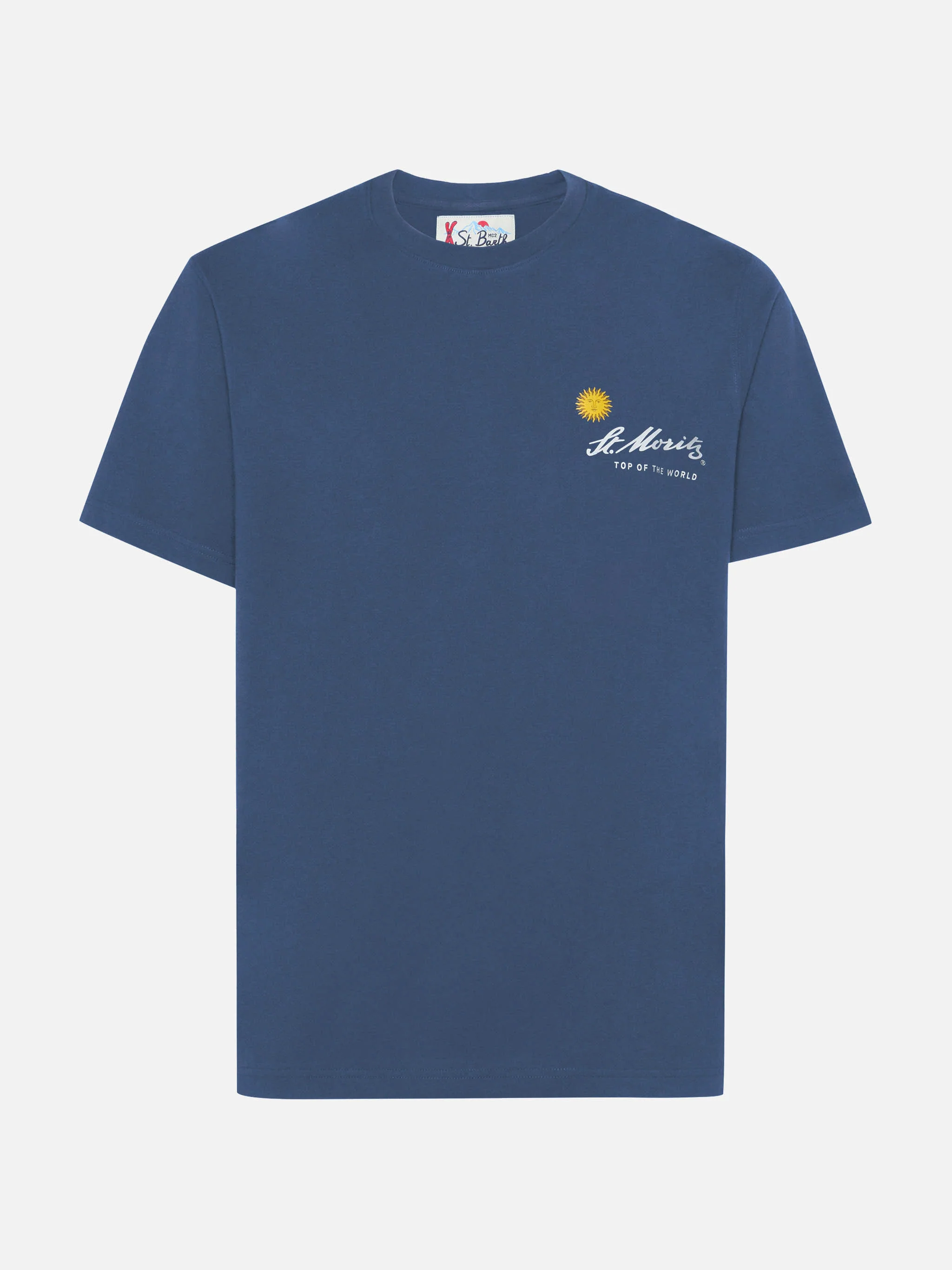 Winter cotton t-shirt Arnott with St. Moritz print | ST. MORITZ TOP OF THE WORLD SPECIAL EDITION