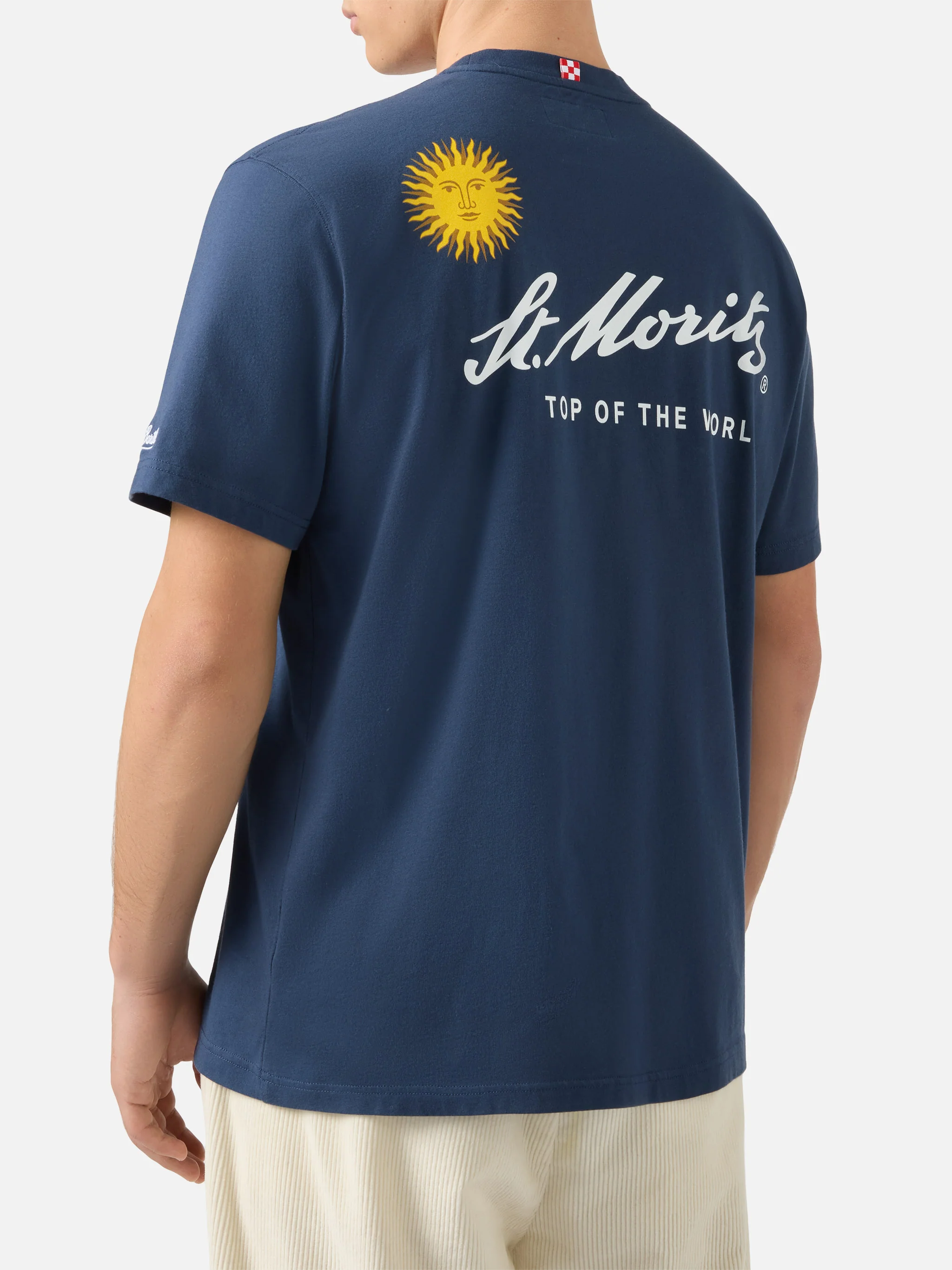 Winter cotton t-shirt Arnott with St. Moritz print | ST. MORITZ TOP OF THE WORLD SPECIAL EDITION - Image 2