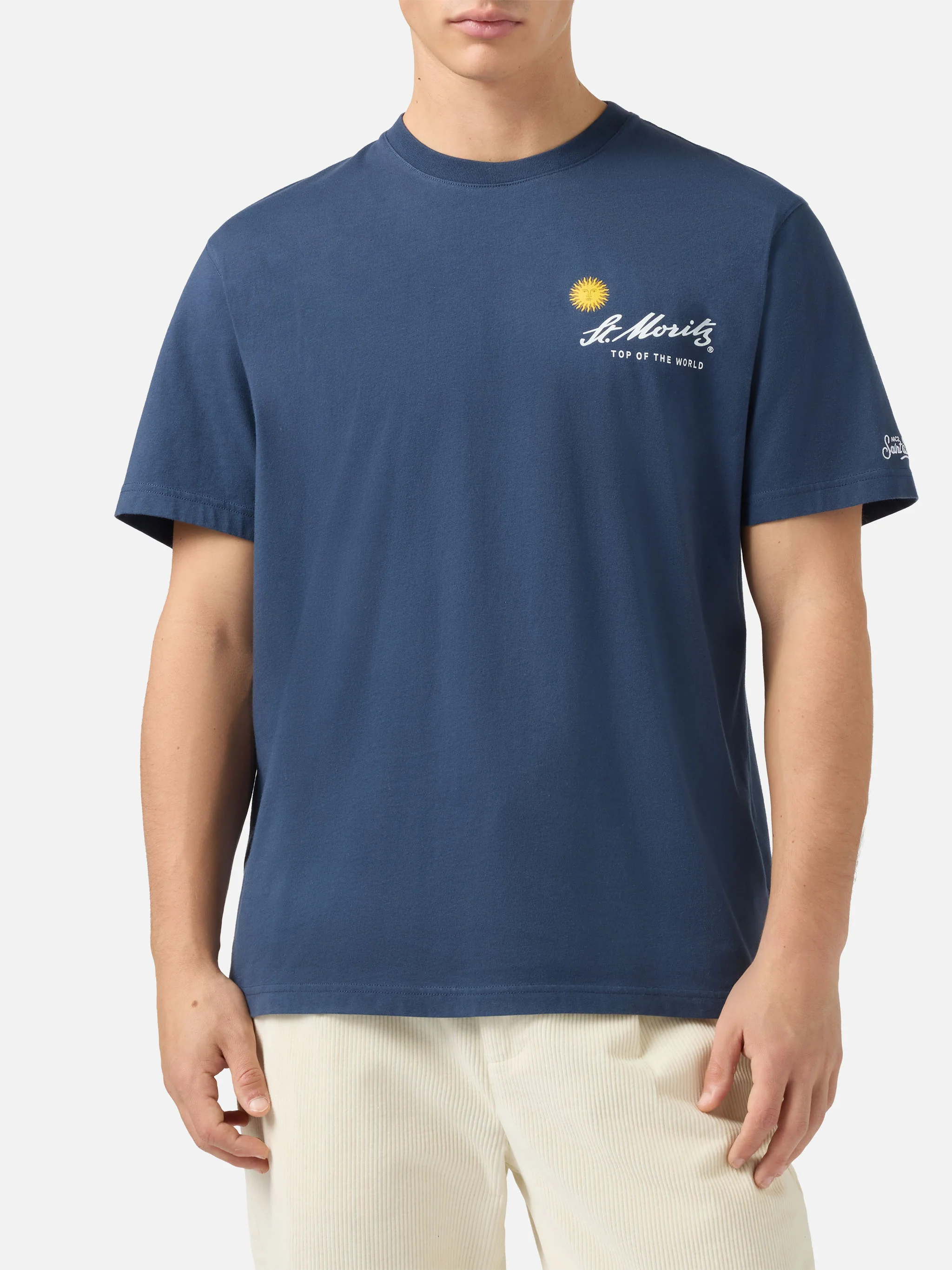 Winter cotton t-shirt Arnott with St. Moritz print | ST. MORITZ TOP OF THE WORLD SPECIAL EDITION - Image 4