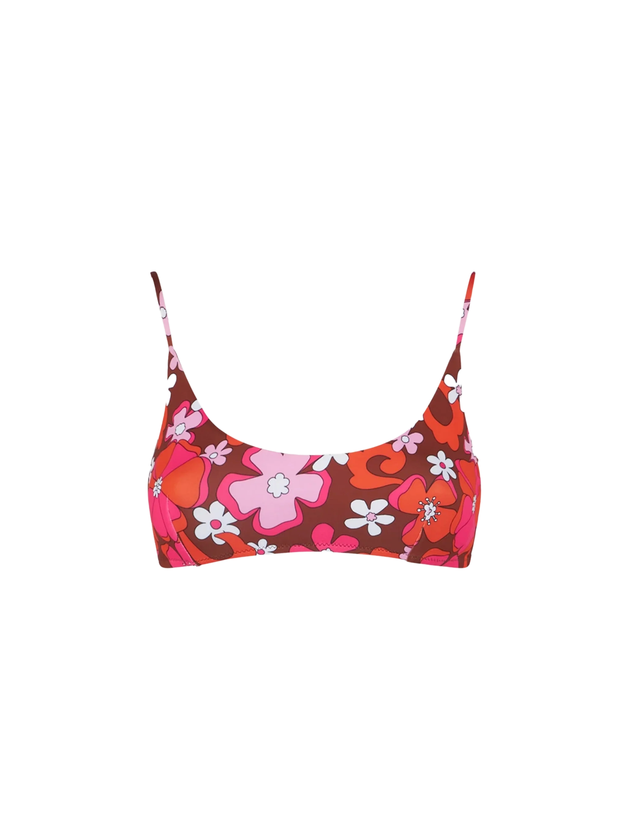 Judy floral print bralette bikini top