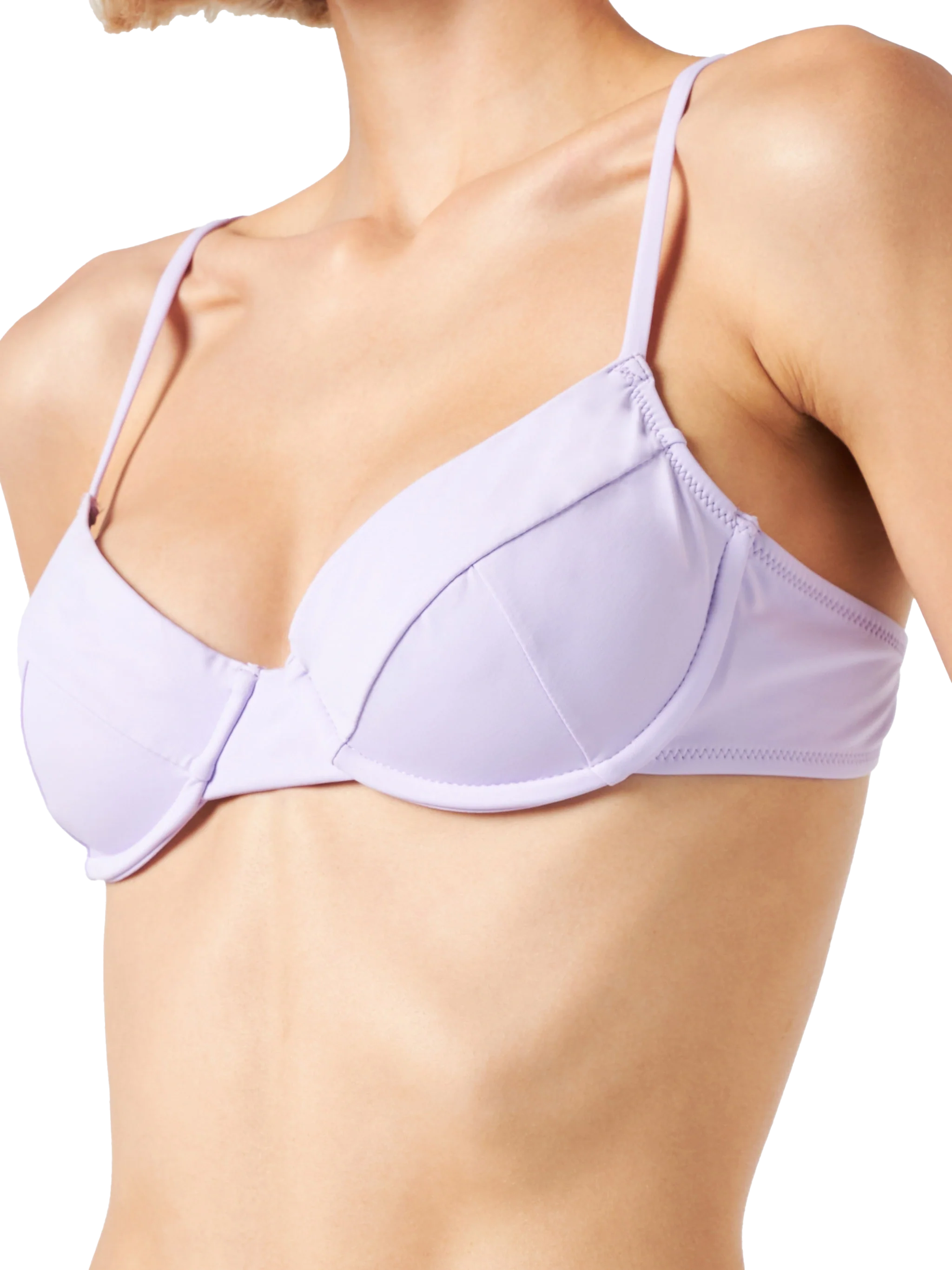 Lilac Bea underwired bralette bikini top - Image 2