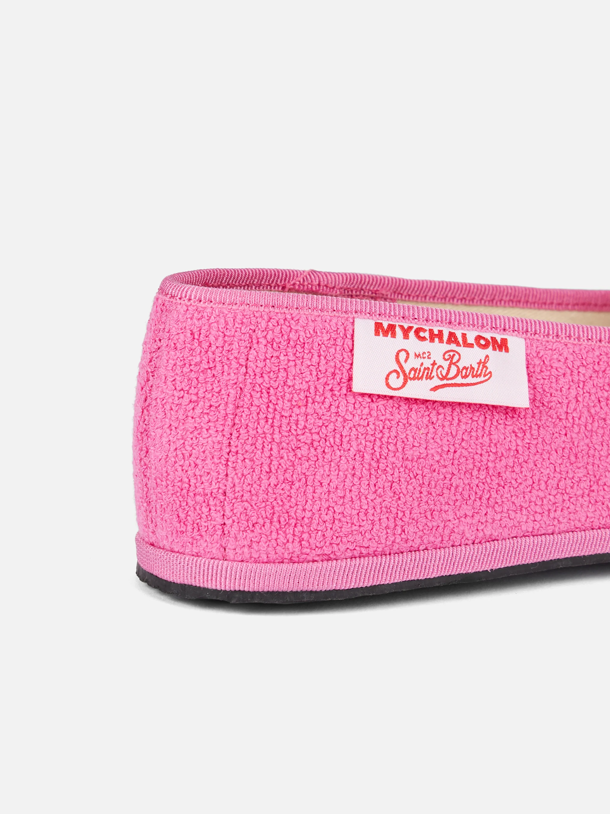 Pink Mychal terry friulana slippers | Special Edition - Image 3