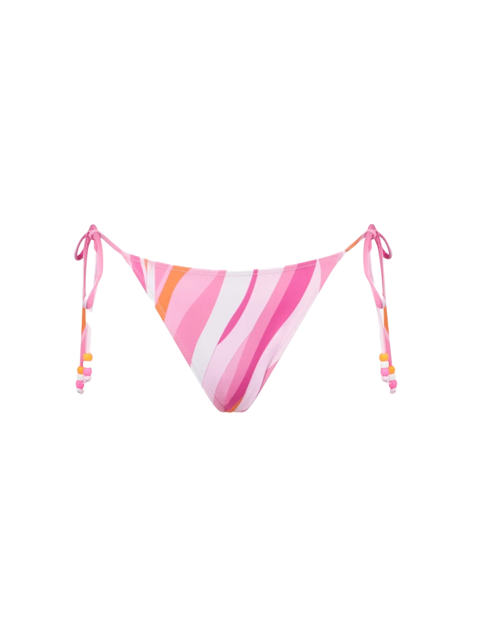 Marielle shape wave swim briefs with charms