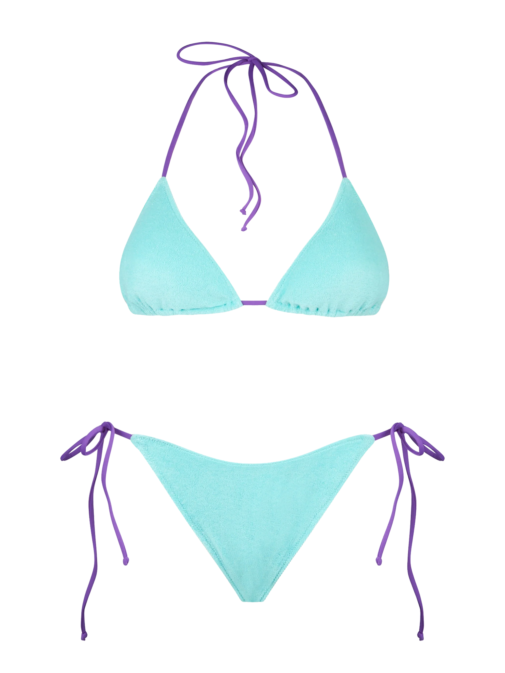 Lucienne water green terry bikini | Special Edition